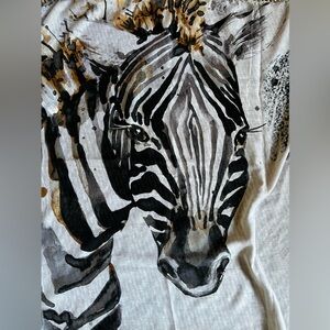 Joy Susan Zebra Scarf NWT